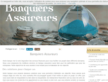 Tablet Screenshot of banquiers-assureurs.com